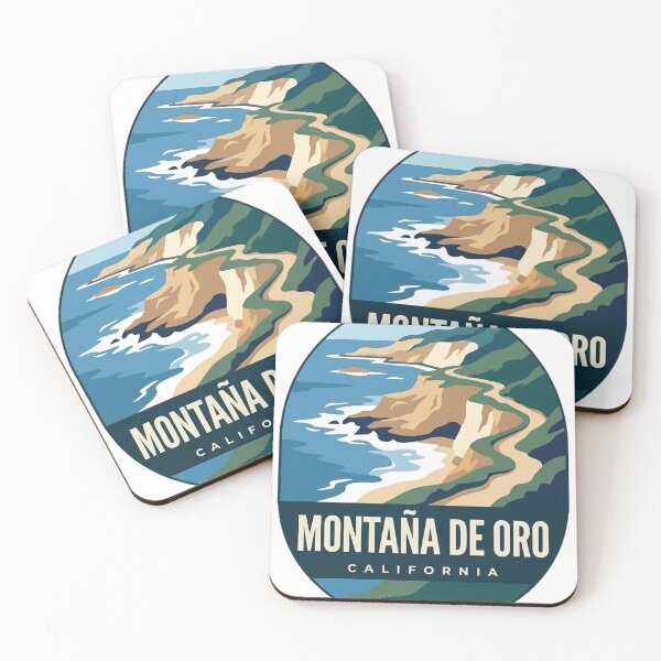 Item preview, Montana de Oro California Bluff Trail Oval Badge Sticker designed and sold by DetourDgn.