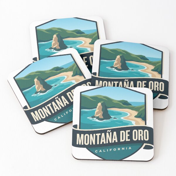 Item preview, Montana de Oro California Spooners Cove Shield Badge Sticker designed and sold by DetourDgn.