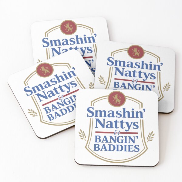 Item preview, Smashin Nattys & Bangin Baddies Funny Retro Beer Emblem Graphic designed and sold by RahniNM.