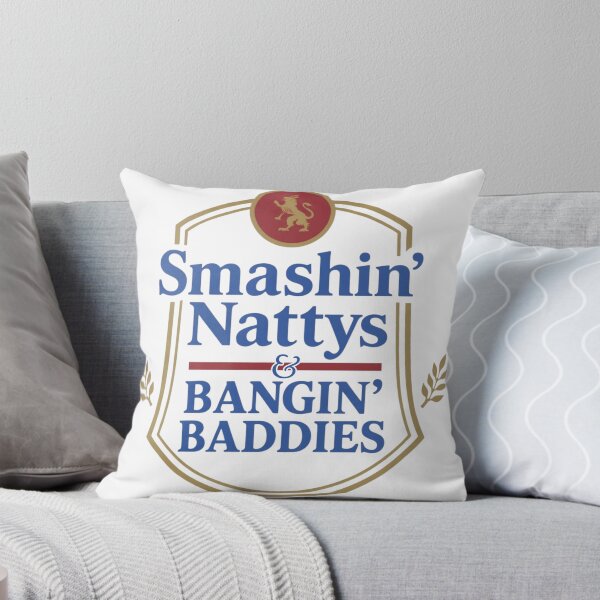 Item preview, Smashin Nattys & Bangin Baddies Funny Retro Beer Emblem Graphic designed and sold by RahniNM.