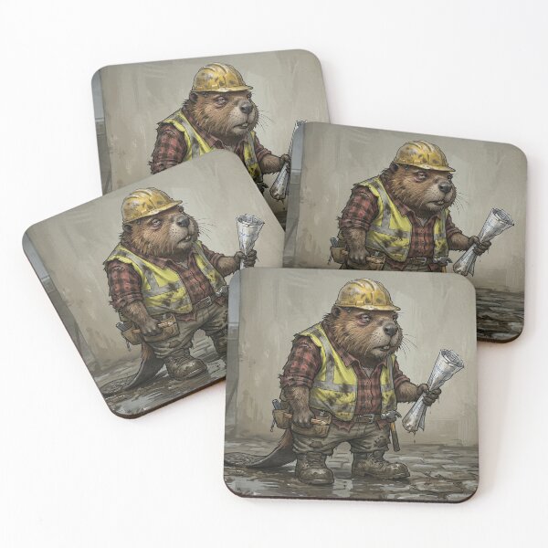 Item preview, Funny Construction Site Manager Beaver Civil Engineer Art designed and sold by Englandbear.