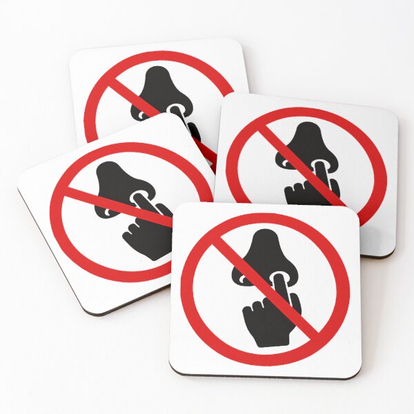 Item preview, No Nose Picking Funny Prohibition Sign designed and sold by MonkiFlipp.