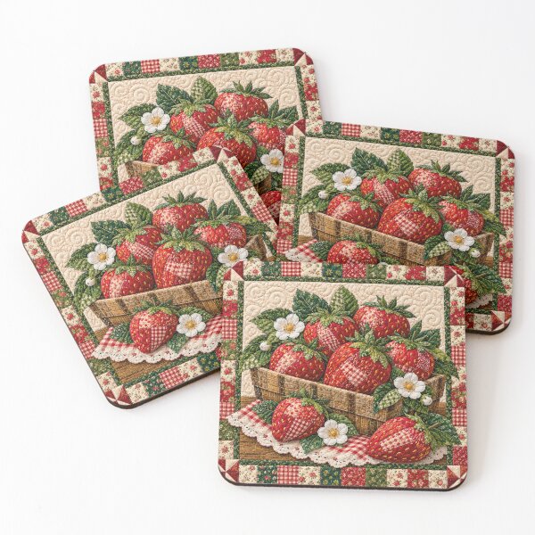 Item preview, Strawberry Quilt designed and sold by Elisabeth Lucas.