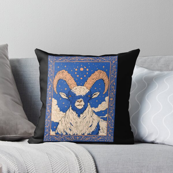 Item preview, Vintage Capricorn Zodiac Sea Goat | Celestial Occult Astronomy Art designed and sold by kuwagatamushi.