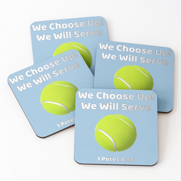 Item preview, We Will Serve - Tennis For Jesus designed and sold by OurHomeImages.