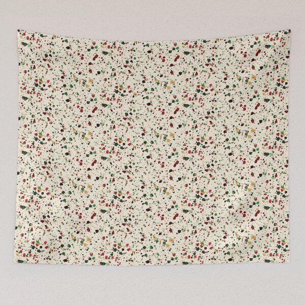 Item preview, Terrazzo Seamless Pattern - Christmas Red Terrazzo In A Cosy Palette designed and sold by cute-animals99.