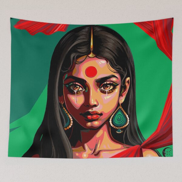 Item preview, Bengali Indian Woman designed and sold by Savi Singh.