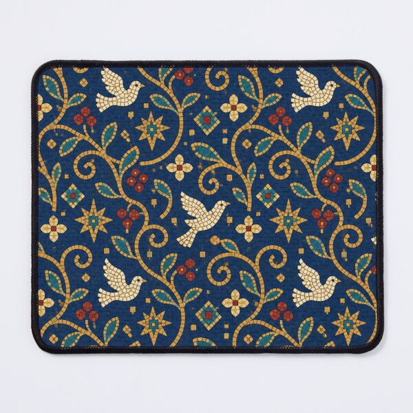 Item preview, Ravenna Mosaic Pattern | Byzantine Gold Doves, Vines and Stars Seamless Repeat designed and sold by StickyGuys.