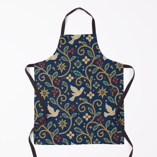 Item preview, Ravenna Mosaic Pattern | Byzantine Gold Doves, Vines and Stars Seamless Repeat designed and sold by StickyGuys.