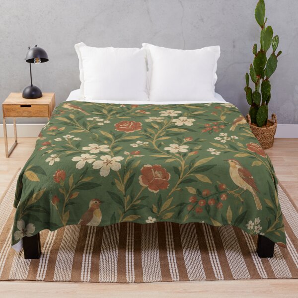 Item preview, Roman Fresco Pattern | Ancient Garden Birds and Laurel on Pompeian Green designed and sold by StickyGuys.