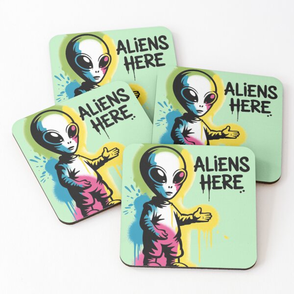Item preview, Banksy - Aliens here designed and sold by 123ks.