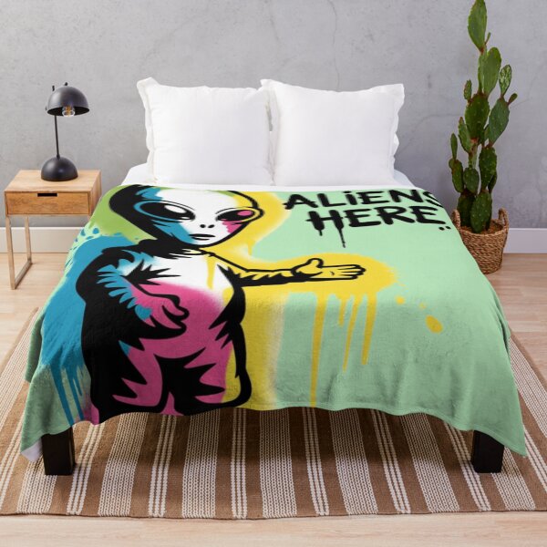 Item preview, Banksy - Aliens here designed and sold by 123ks.