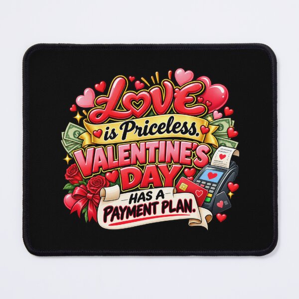 Item preview, Love Is Priceless, Valentine's Day Has a Payment Plan – Funny Romantic Money Humor designed and sold by signshirtz.
