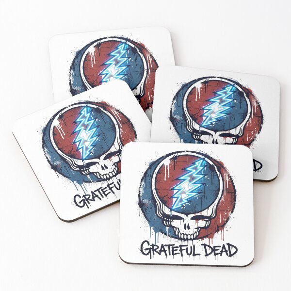 Item preview, Psychedelic Lightning Bolt Skull Graffiti Street Rock Art designed and sold by veyraatelier.