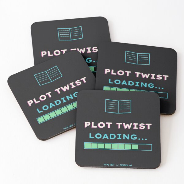 Item preview, Plot Twist Loading - Book Lover Progress Bar designed and sold by HYPE-NET.