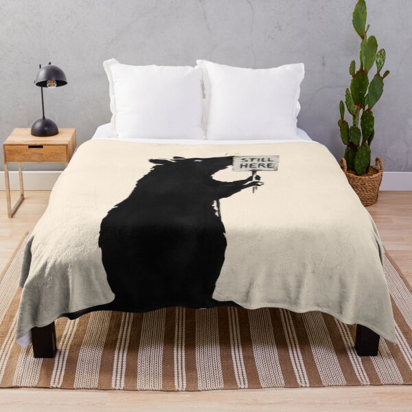 Item preview, Banksy Rat - Still Here designed and sold by 123ks.
