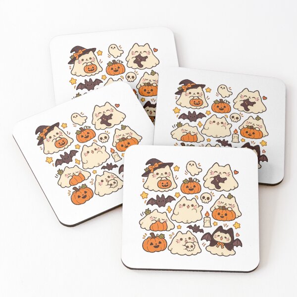 Item preview, Cute Halloween Cats and Pumpkins designed and sold by oganespegenh.