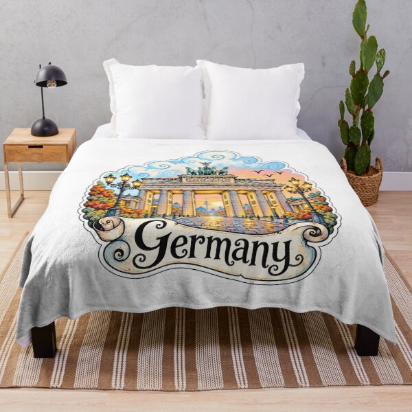 Item preview, Brandenburg Gate Berlin Germany Travel Illustration designed and sold by EdwinkOne.