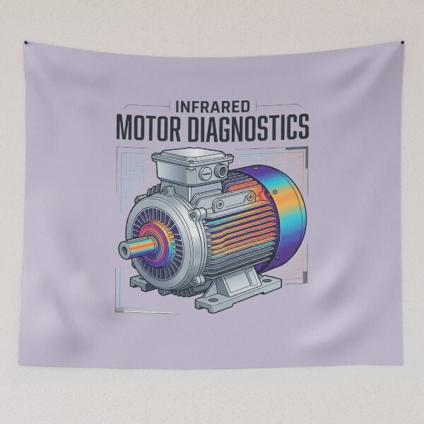 Item preview, Infrared Thermography Electric Motor Diagnostics designed and sold by Amr Darwish Graphic designer.