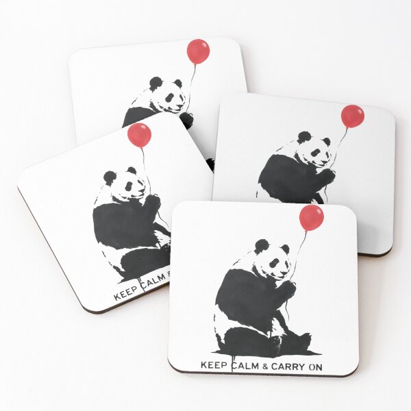 Item preview, Banksy Panda - Keep Calm And Carry On designed and sold by 123ks.