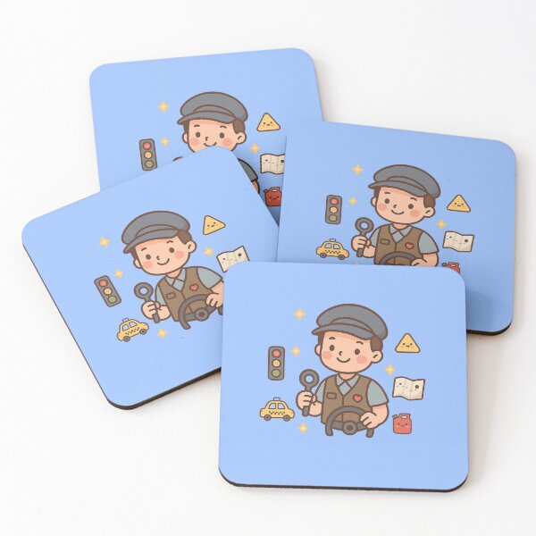 Item preview, Driver kawaii style  designed and sold by KawaiiHero.