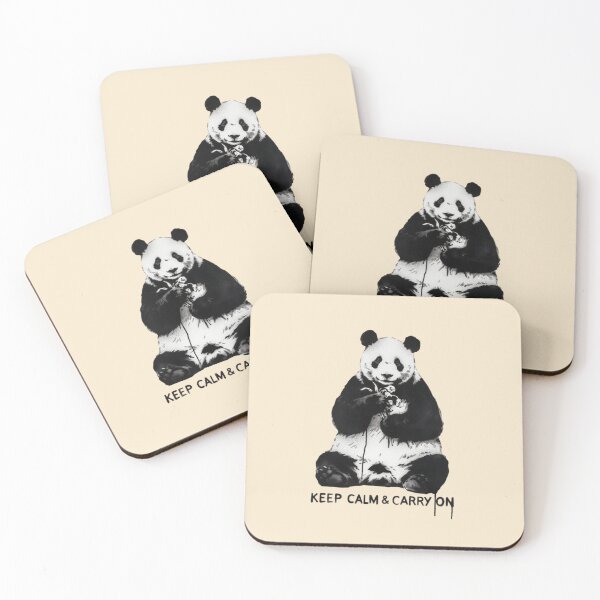 Item preview, Banksy Panda - Keep Calm & Carry On designed and sold by 123ks.