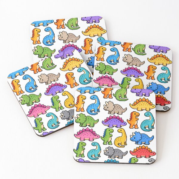 Item preview, Pixel Cute Dinosaur pattern   designed and sold by TAYNAROP.