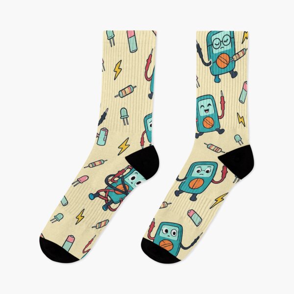 Item preview, Multimeter Funny Pattern | Cute Multimeters Poking Batteries, Tangling Probes and Judging Resistors designed and sold by DebugLab.