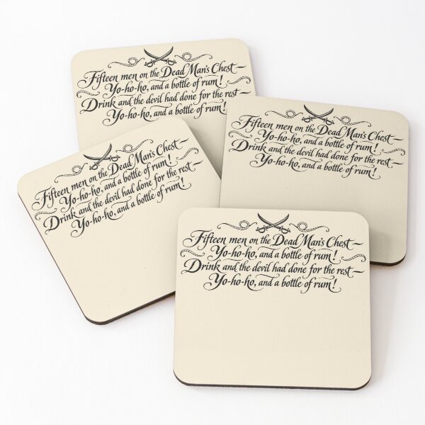 Item preview, Treasure Island Pirate Song: Fifteen Men on the Dead Man's Chest designed and sold by ViridianAtlas.