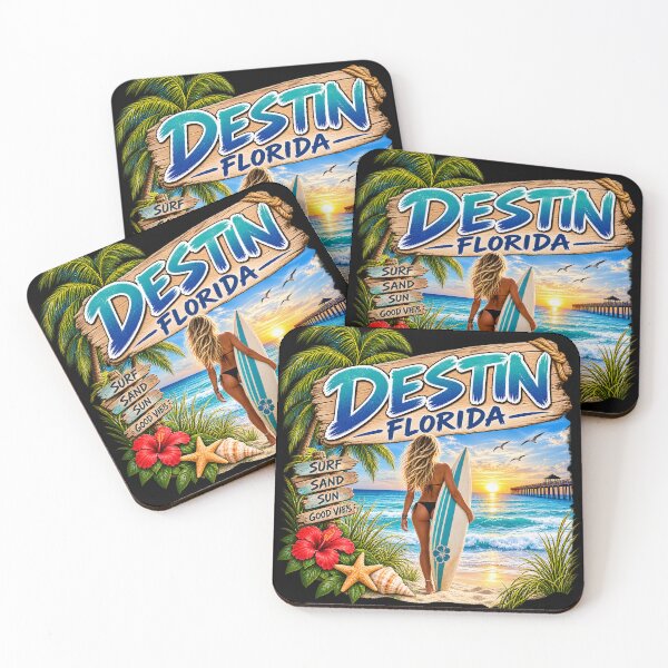 Item preview, This is a tropical beach design for Destin, Florida designed and sold by RBBeachDesigns.