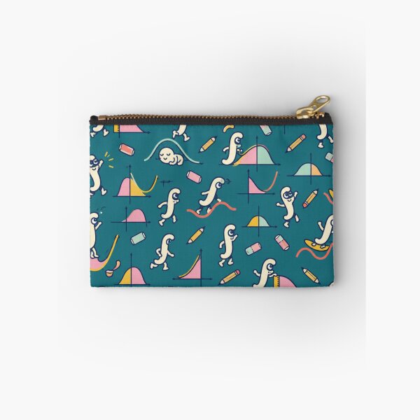 Item preview, Integral Calculus Funny Math Pattern | Cute Integral Signs Surfing Sine Waves and Napping Under Curves designed and sold by DebugLab.