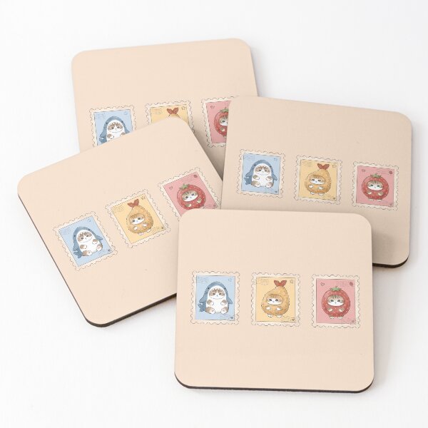 Item preview, Kawaii Cats Stamps designed and sold by DeviantMerch.