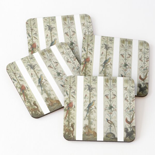 Item preview, Decorative Depiction with Plants and Animals designed and sold by felttipcat.