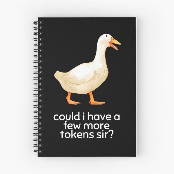 Item preview, Could I Have a Few More Tokens Sir - Silly Goose designed and sold by MaddyDesignsCo.