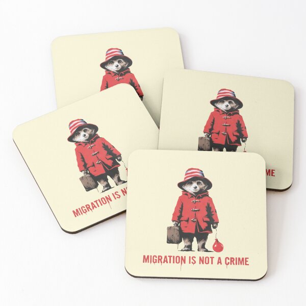 Item preview, Banksy - Migration is not a crime designed and sold by 123ks.
