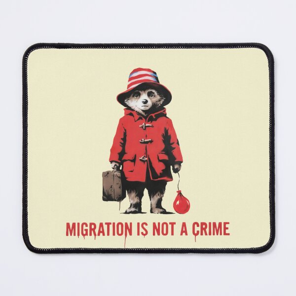 Item preview, Banksy - Migration is not a crime designed and sold by 123ks.