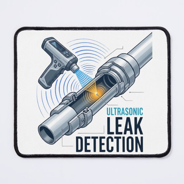 Item preview, Ultrasonic Compressed Air Leak Detection designed and sold by Amr Darwish Graphic designer.