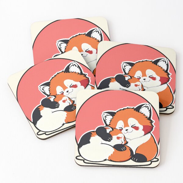 Item preview, Two Cute Sleeping Red Pandas Hugging designed and sold by Alldesign10.