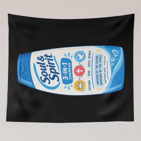 Item preview, Soul & Spirit 3 in 1 Shampoo - Matthew 28:19 - Titus 3:5 designed and sold by plushism.