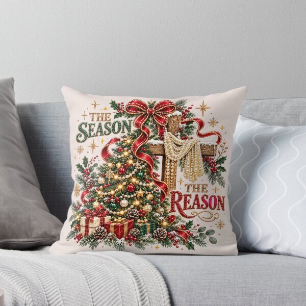 Item preview, Jesus Is the Reason for the Season, Merry and Bright Christian Christmas, Religious Holiday Faith Quote, Joyful Christmas Celebration designed and sold by Cchotlan.