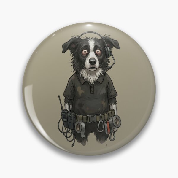 Item preview, Funny Border Collie Event Organiser Stage Crew Art designed and sold by Englandbear.