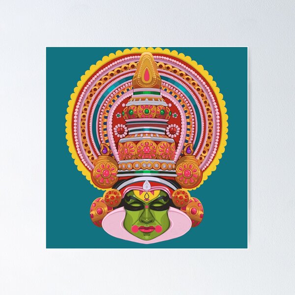 Item preview, Kathakali Onam Kerala Folk Dancer designed and sold by Savi Singh.