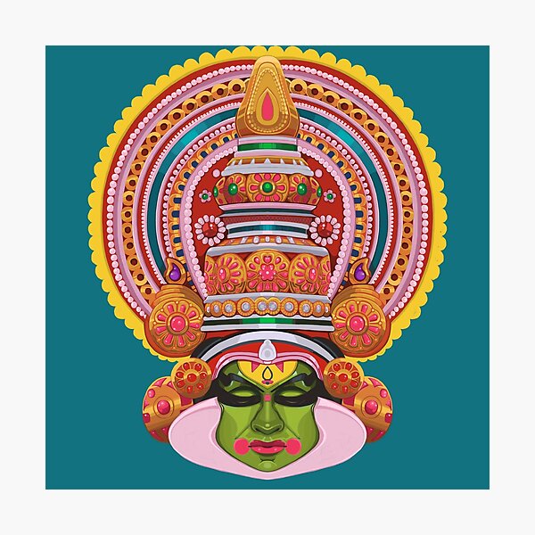 Item preview, Kathakali Onam Kerala Folk Dancer designed and sold by Savi Singh.