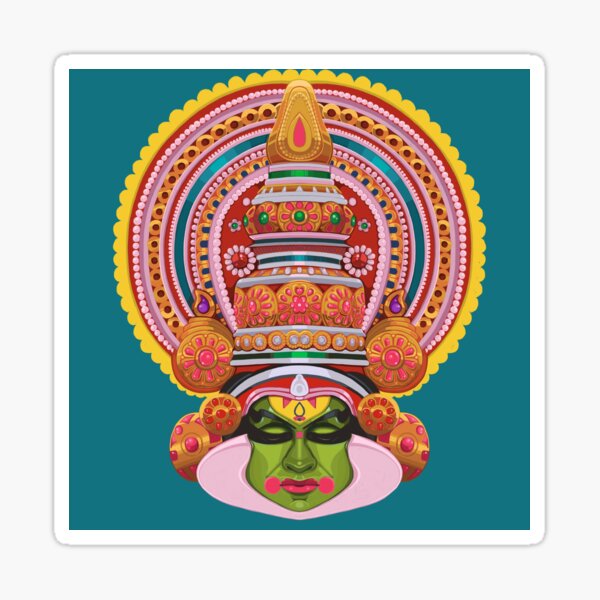 Item preview, Kathakali Onam Kerala Folk Dancer designed and sold by Savi Singh.