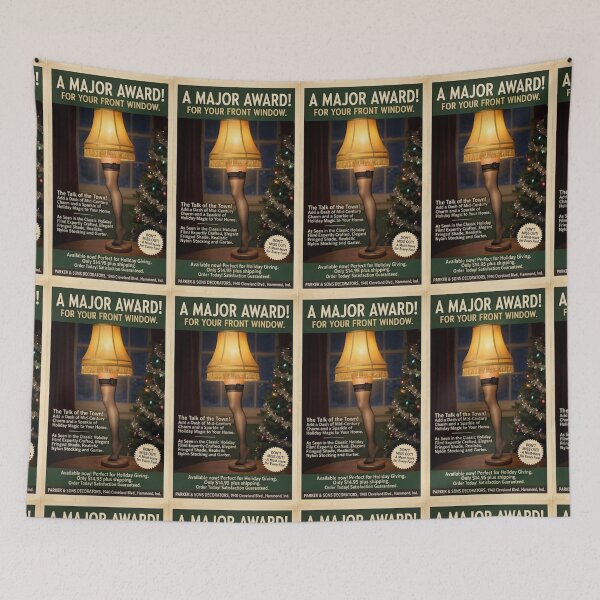 Item preview, Leg Lamp Christmas Story Poster designed and sold by Halifaxartguy.