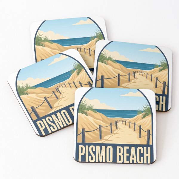 Item preview, Pismo Beach California Sand Dunes Arch Badge Sticker designed and sold by DetourDgn.