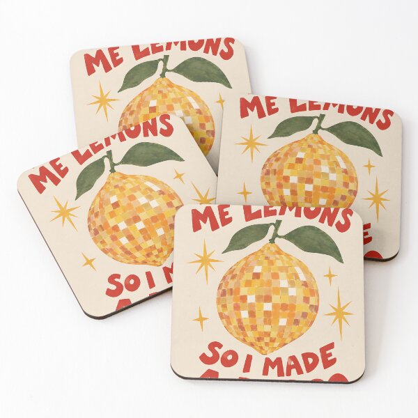 Item preview, Life Gave Me Lemons So I Made A Disco designed and sold by SaucyWallStudio.