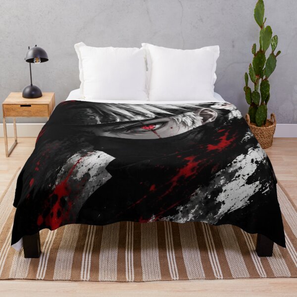 Item preview, Kakashi | Dark Shadow Ninja Red Eye Black and Crimson Warrior Art designed and sold by Dyan4.
