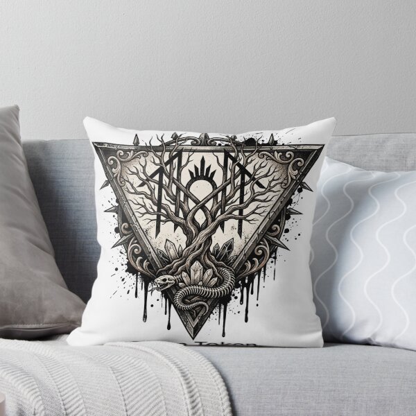 Item preview, Masked Ritual Rune Tree Progressive Metal Aesthetic Art designed and sold by veyraatelier.