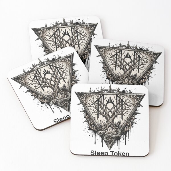 Item preview, Masked Ritual Rune Tree Progressive Metal Aesthetic Art designed and sold by veyraatelier.